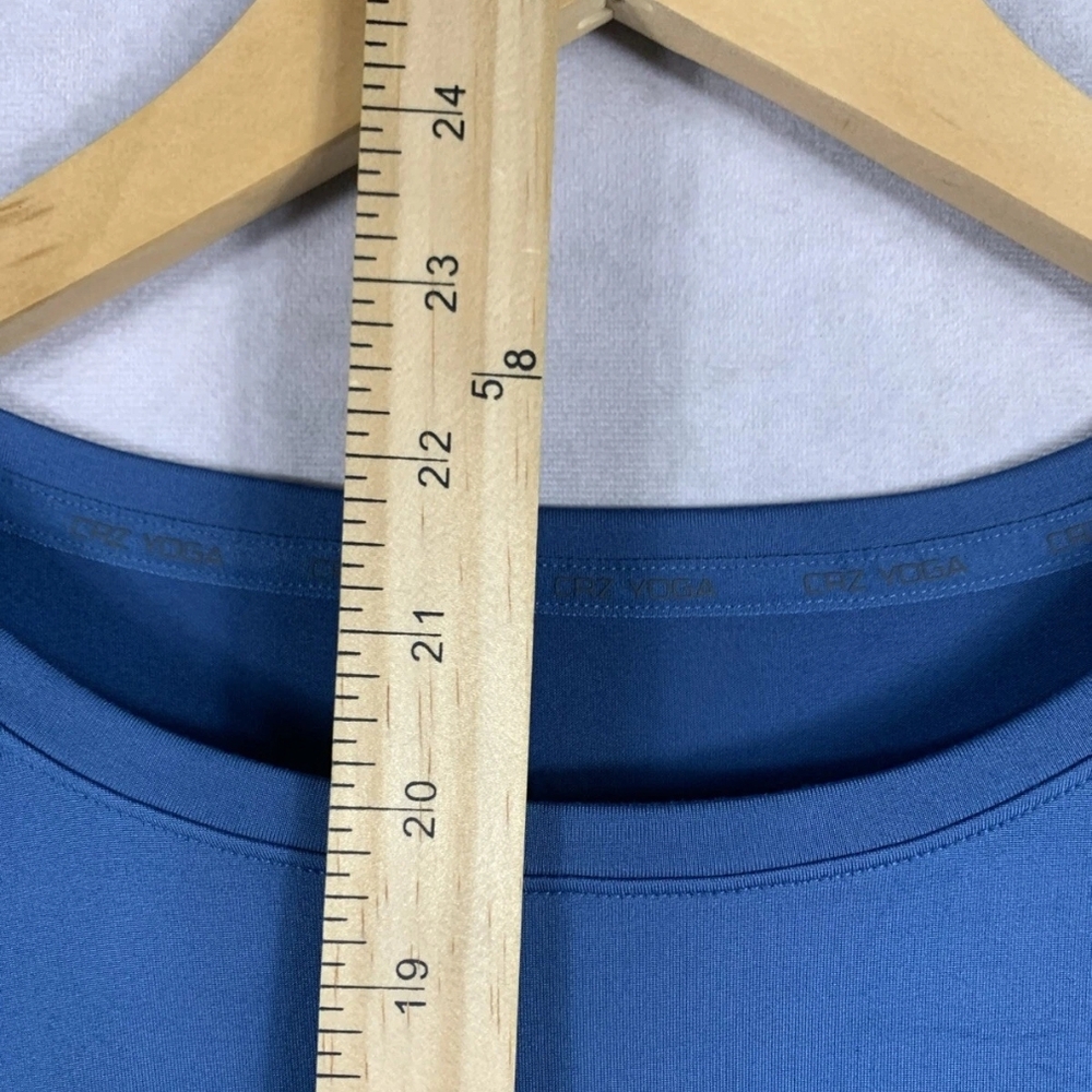 CRZ YOGA Womens Long Sleeve Crop T-shirt Yoga Medium 8/10 - Picture 4 of 5